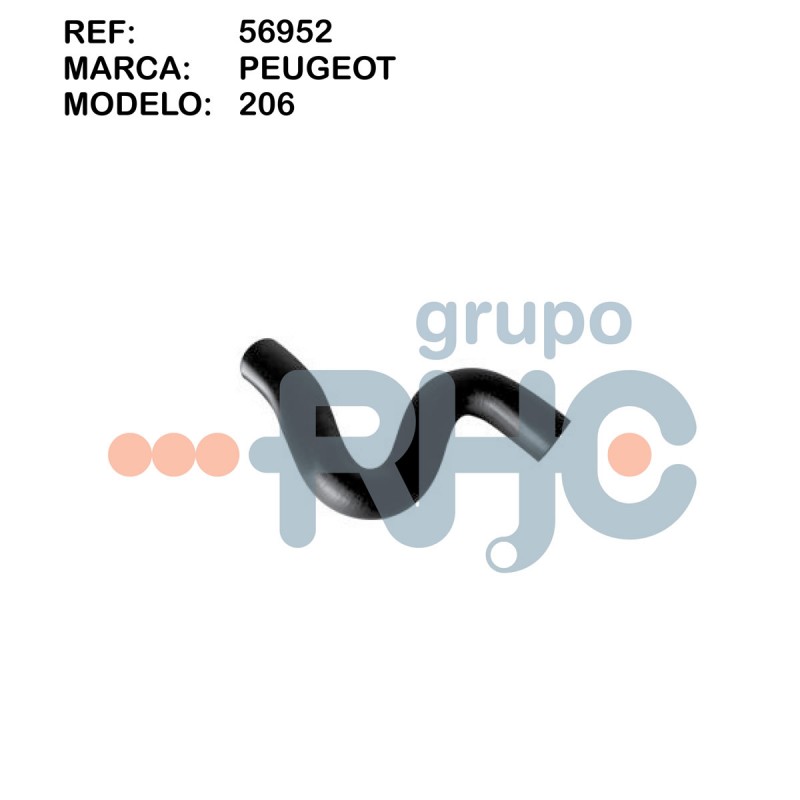 INFERIOR RADIADOR PEUGEOT 206
