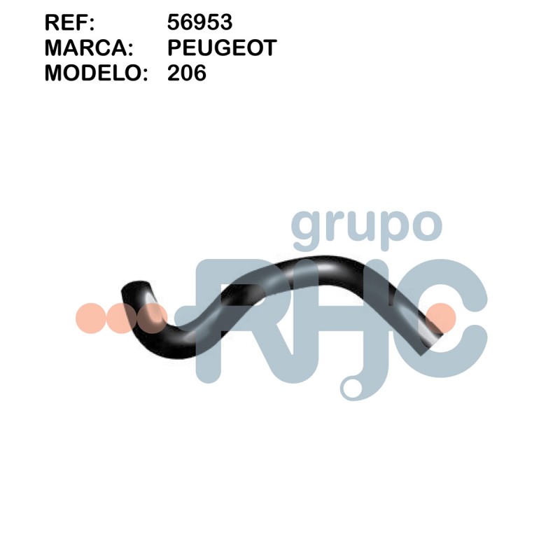 RADIADOR INFERIOR PEUGEOT 206